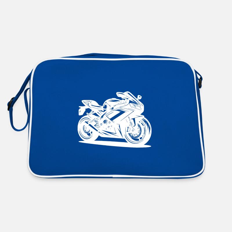 Motorcycle Lovers Fast Road Machines Retro Bag