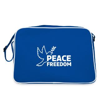 Paix & Liberté - Paix et Liberté Ukraine - Sac Retro - bleu/blanc - Dos