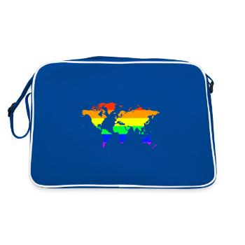 Rainbow World - Outing World Flag - Retro Bag - blue/white - Back