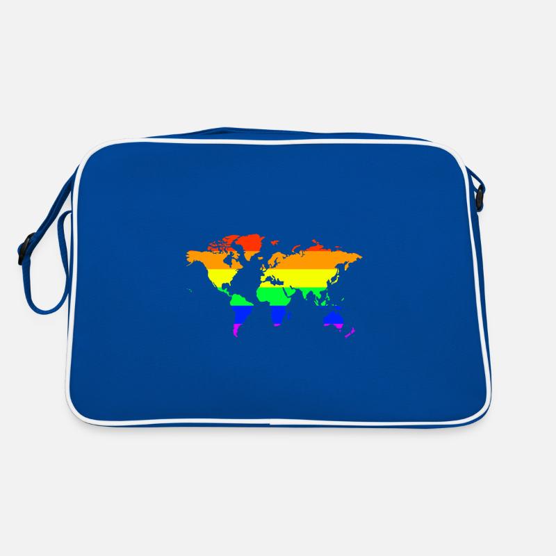 Rainbow World - Outing World Flag Retro Bag