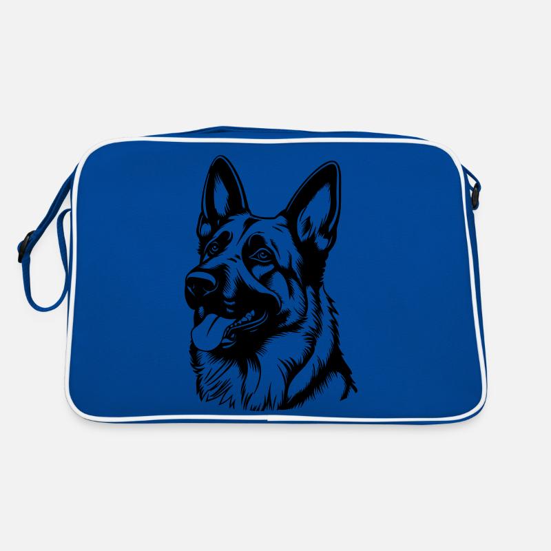 Deutscher Schäferhund Retro Tasche