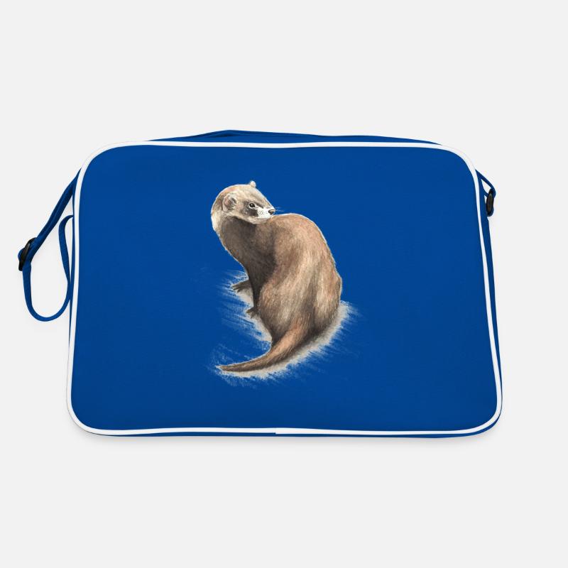 Iltis - Retro Tasche - Blau/Weiß