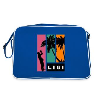 Ligi - Lignano - Retro Bag - blue/white - Back