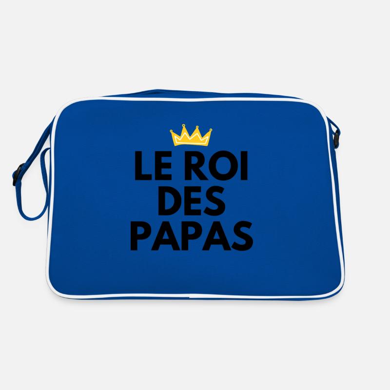 Der König der Väter - Papa Geschenkidee Retro Tasche
