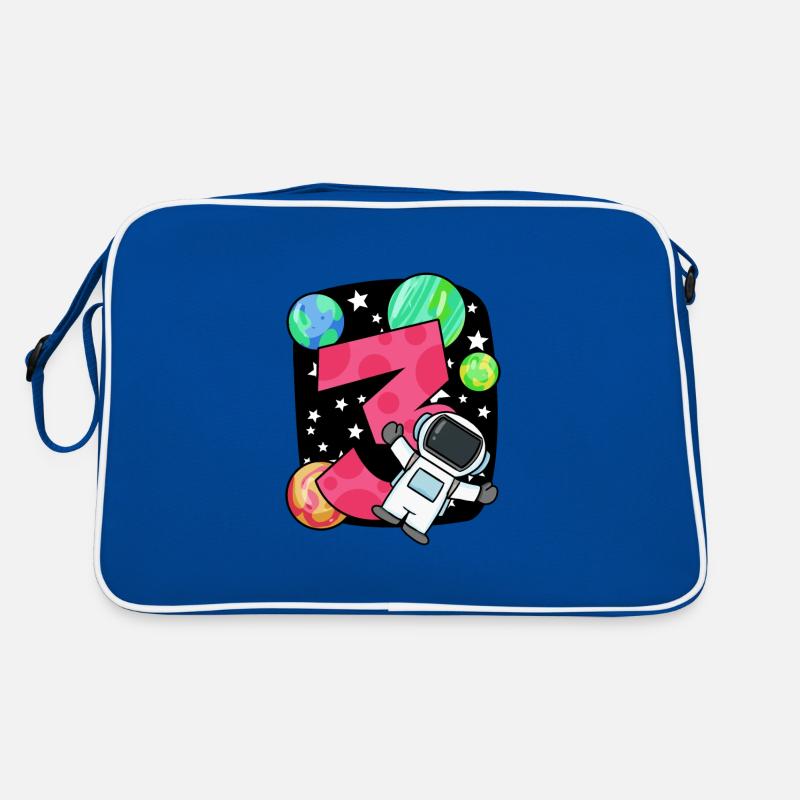 3 birthday boy - 3 years old - I am 3 Retro Bag