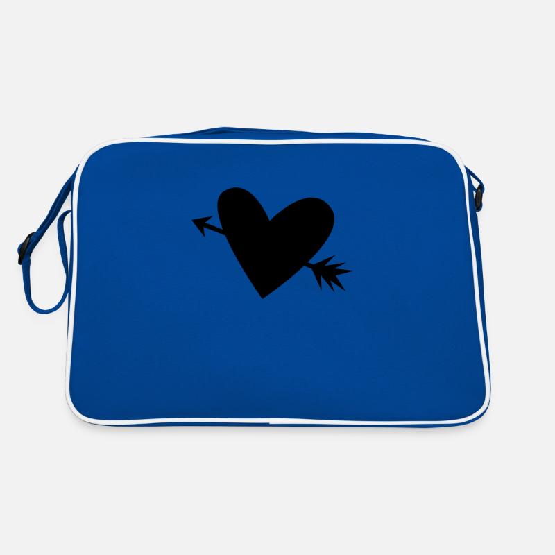 Herz Retro Tasche