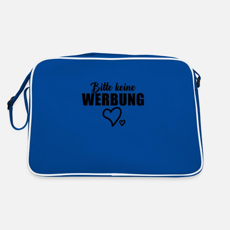 Bitte keine Werbung - Briefkasten Retro Tasche
