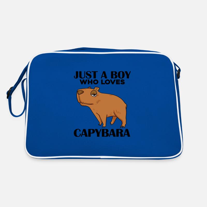 Capybara Junge Retro Tasche