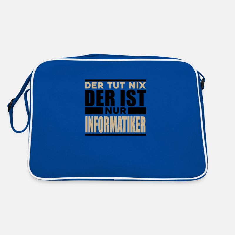 Informatiker Spruch Retro Tasche
