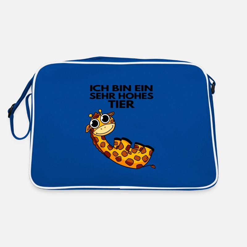 Teamleiter Giraffe Trainer Leitung Chef Retro Tasche