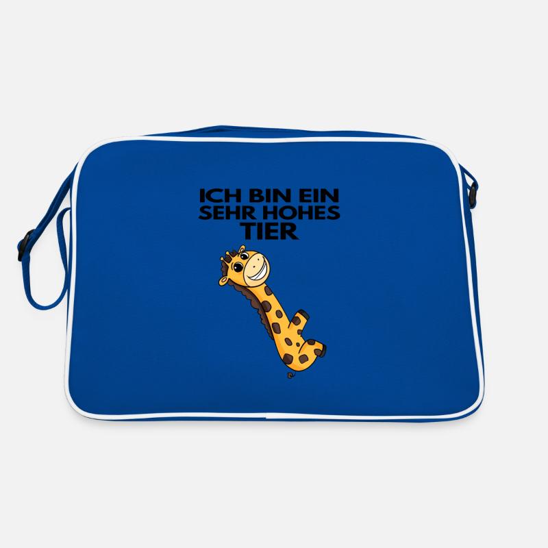 Teamleiter Giraffe Trainer Leitung Chef Retro Tasche