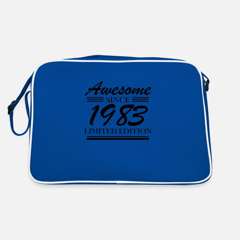 1983 - Born 1983 - Retro Bag - blue/white
