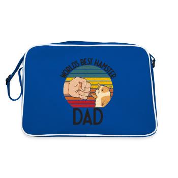 World's Best Hamster Dad Hamster Costume for - Retro Bag - blue/white - Back
