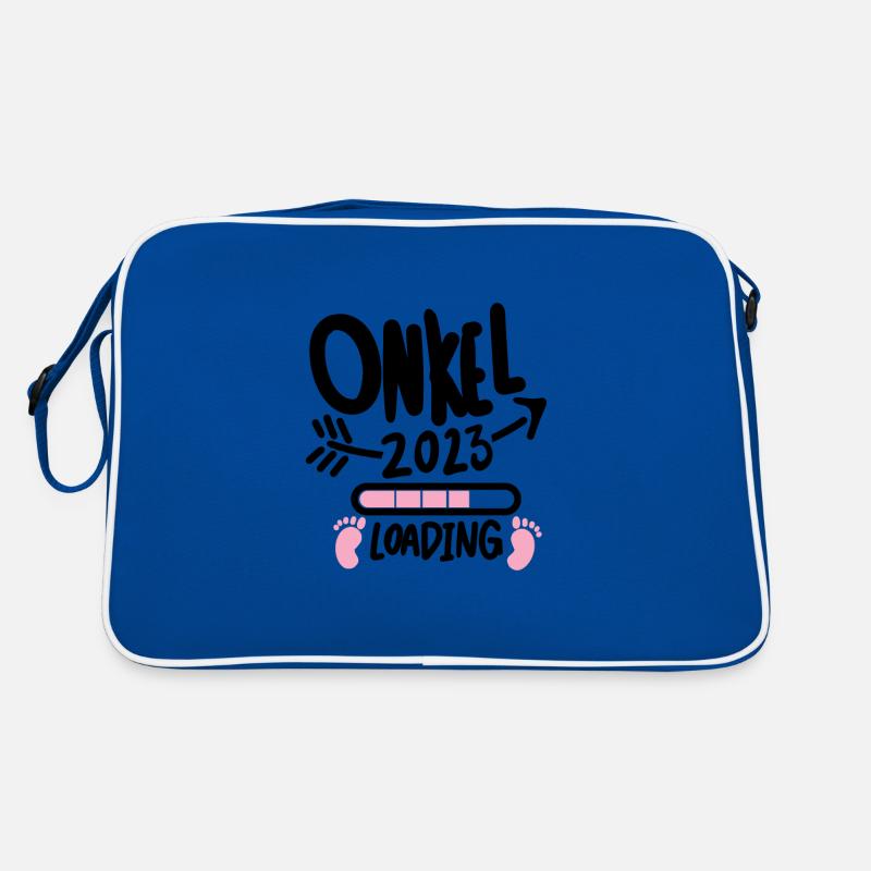 Onkel 2023 - Onkel werden - Onkel loading 2023 Retro Tasche
