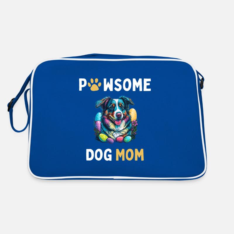 Australian Shepherd Easter Egg Hunter Mom Costume Retro Bag