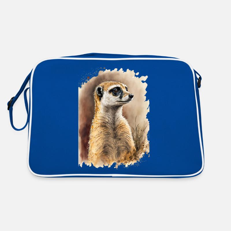 Aquarelles de suricates mignonnes Sac Retro