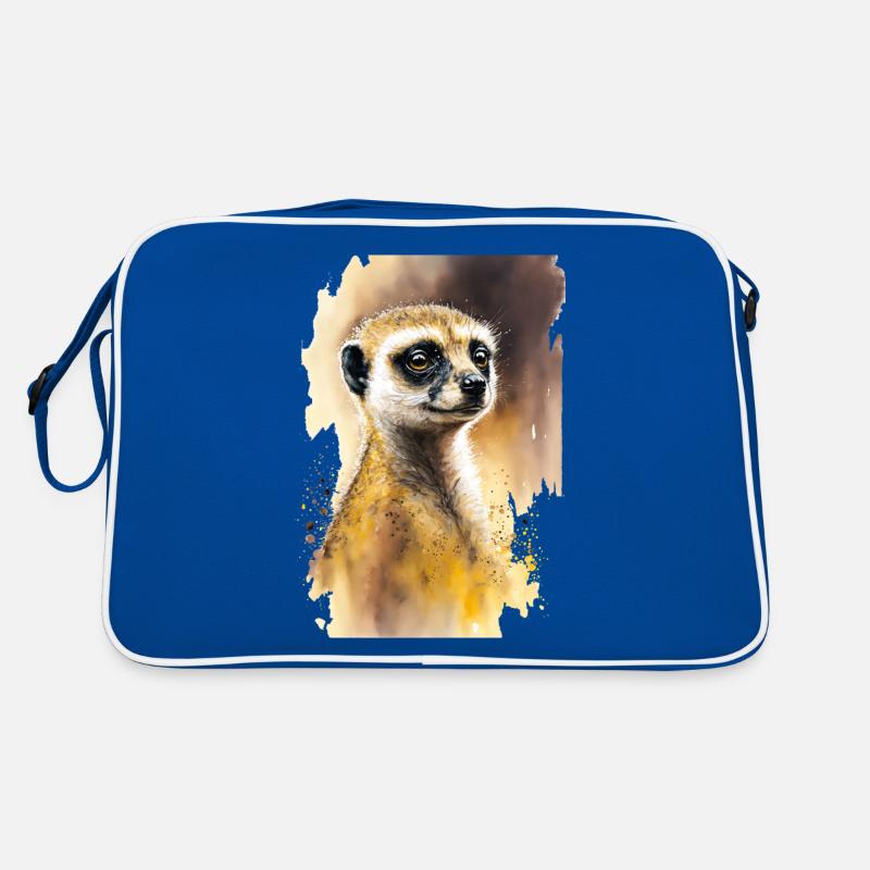 Aquarelles de suricates mignonnes Sac Retro