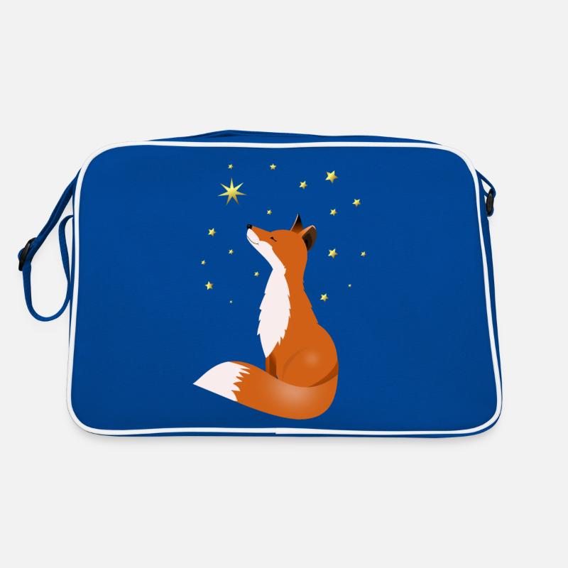 Fox in the night Retro Bag