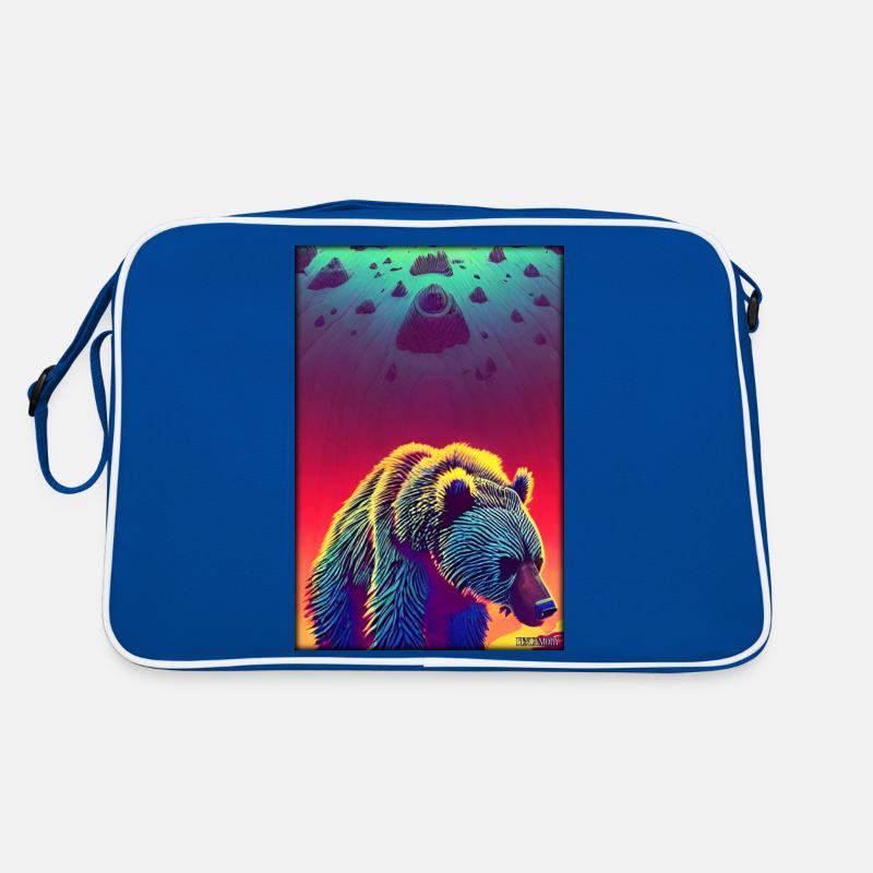 Bear Grizzly Bear Brown Bear Predator Wildlife Forest 5 Retro Bag