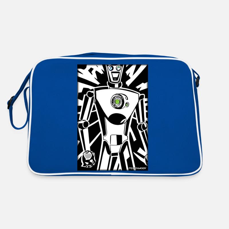 Robot Comic Future Cyborg Machine Technology Sac Retro