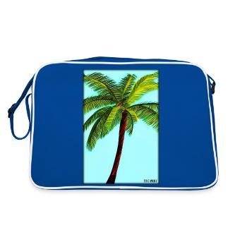 Palm Beach Holiday Summer Sun Sea Travel Holidays - Sac Retro - bleu/blanc - Dos