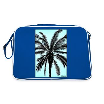 Palm Beach Holiday Summer Sun Sea Travel Holidays - Sac Retro - bleu/blanc - Dos