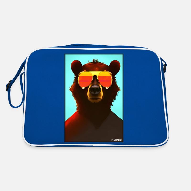 Bear Sunglasses Wildlife Forest Animals Wilderness Retro Bag