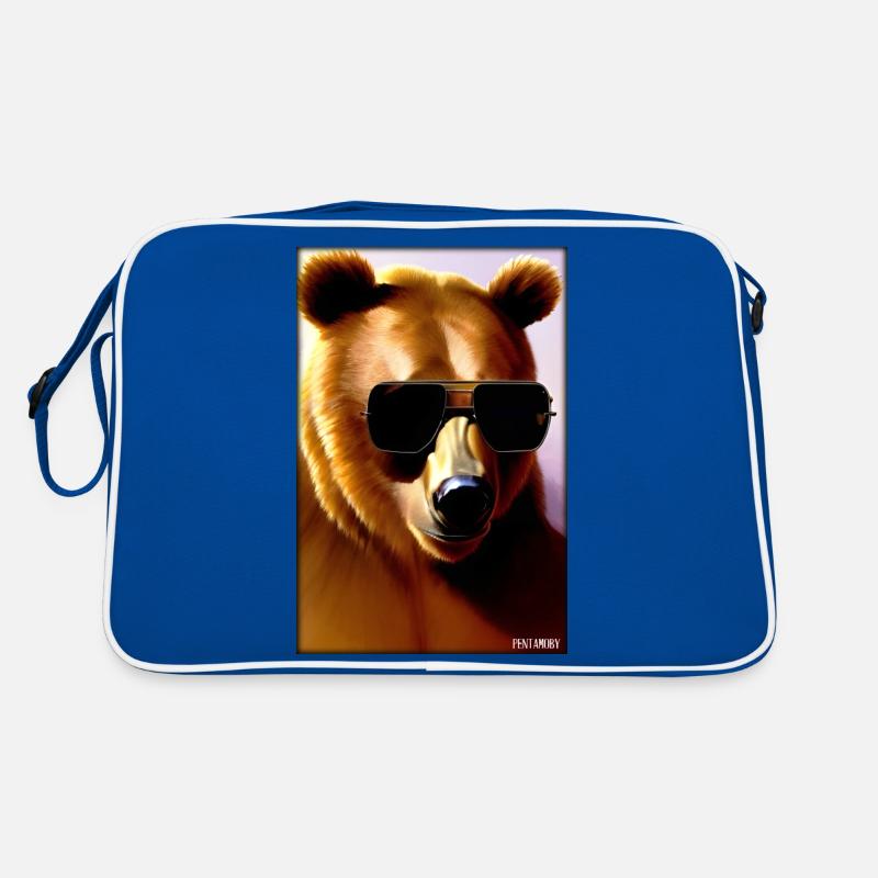 Bear Sunglasses Wildlife Forest Animals Wilderness Retro Bag