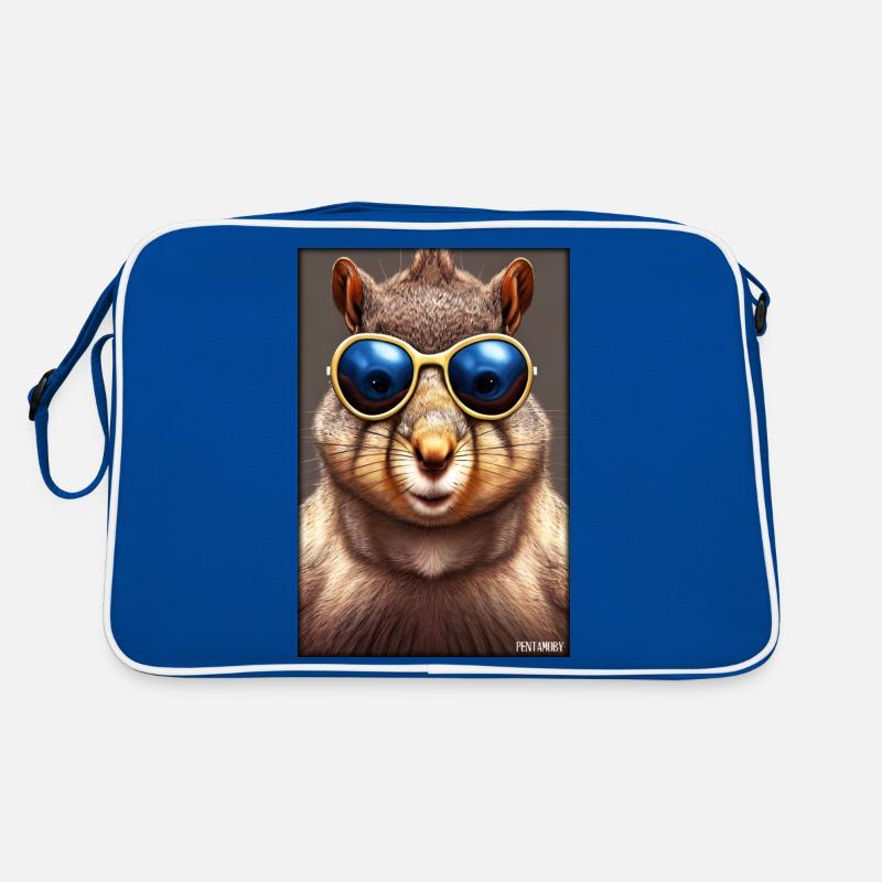 Squirrel Sunglasses Wildlife Forest Animal Forest Retro Bag