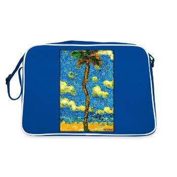 Palm Beach Holiday Summer Sun Sea Travel Holidays - Sac Retro - bleu/blanc - Dos