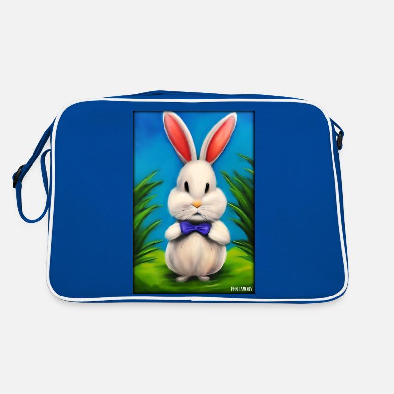 Rabbit Easter Easter Pet Easter Holiday Retro Bag