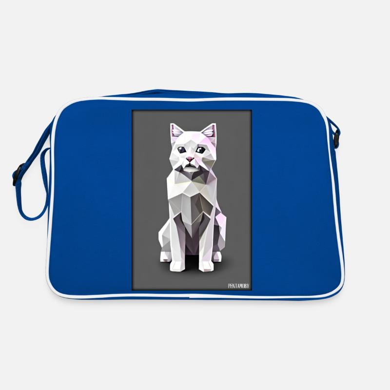 Chat Chat Polygone Animal House Tiger Pet Sac Retro