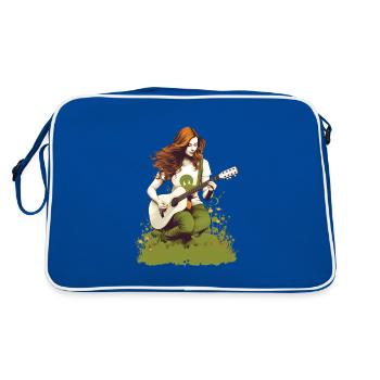 Melodies of the Emerald Isle - Retro Bag - blue/white - Back
