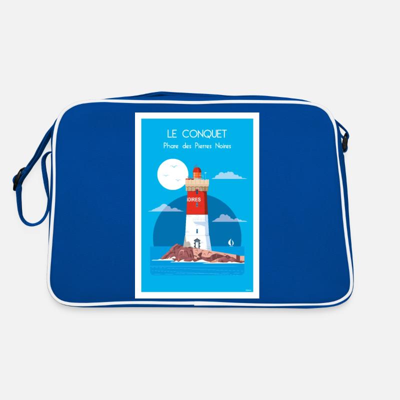 LEUCHTTURM DER SCHWARZEN STEINE Retro Tasche