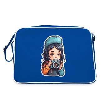 Snapshot Dreams - Sac Retro - bleu/blanc - Dos