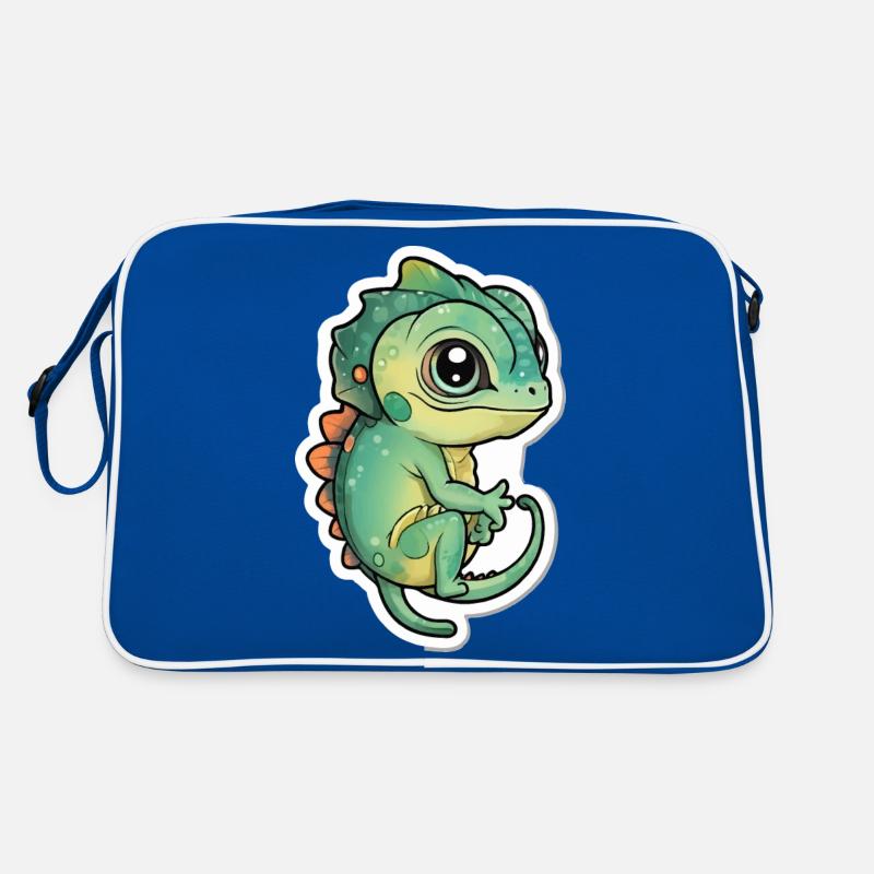 Caméléon mignon Sac Retro