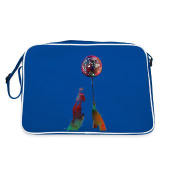 Le badminton #badminton - Sac Retro - bleu/blanc - Dos