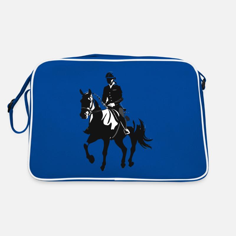 Cheval et cavalier - Design équestre Sac Retro