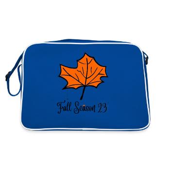 Saison d’automne - Sac Retro - bleu/blanc - Dos