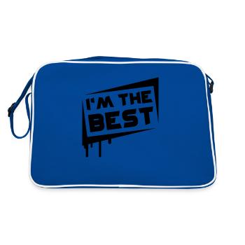 I'm The Best - Retro Bag - blue/white - Back