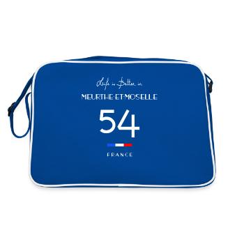 Life is better MEURTHE-ET-MOSELLE 54 Nancy - Retro Bag - blue/white - Back