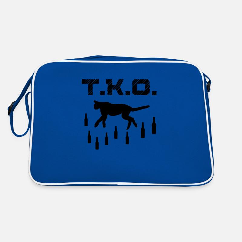TKO Drunken Wild Cat Évanoui Dans Le Coma De Noircissement Sac Retro