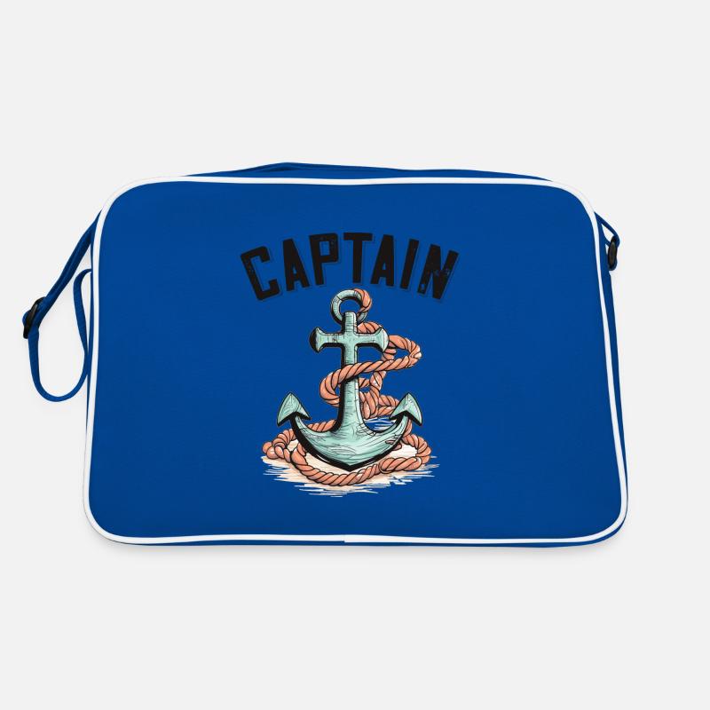 Rafting Boot fahren Berge Wildwasser Bootfahren Retro Tasche