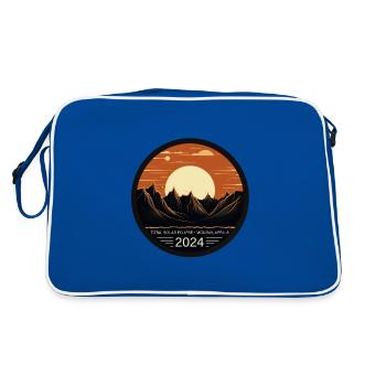 Celestial Dance 2024: America's Solar Spectacle - Retro Bag - blue/white - Back