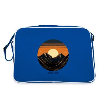 Celestial Dance 2024: America's Solar Spectacle - Retro Bag - blue/white - Back
