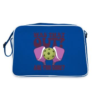 Raquette de pickleball pour pickleball, c’était fini - Sac Retro - bleu/blanc - Dos