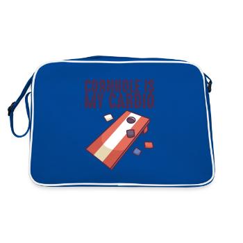 Raquette de pickleball Pickle Ball Je Ne Joue Pas Alway - Sac Retro - bleu/blanc - Dos