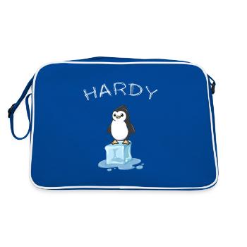 Anbaden Ice Pool Winter Swimmers « hardy » Penguin - Sac Retro - bleu/blanc - Dos