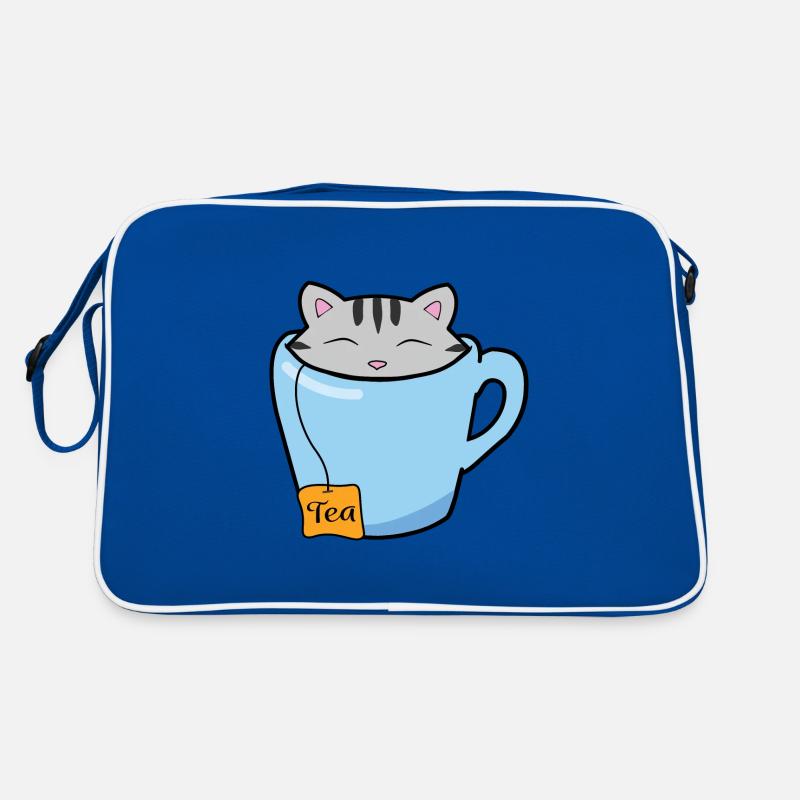 Tasse de thé chat Sac Retro