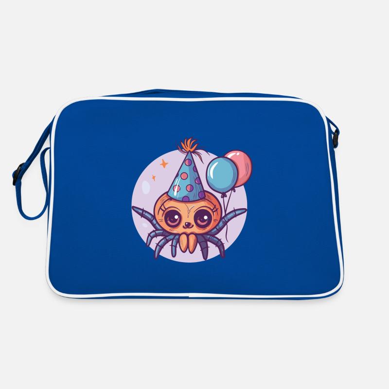 Tarantula Geburtstag Baby Retro Tasche